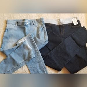 2 Girls Jeggings (2XL,Size 18)